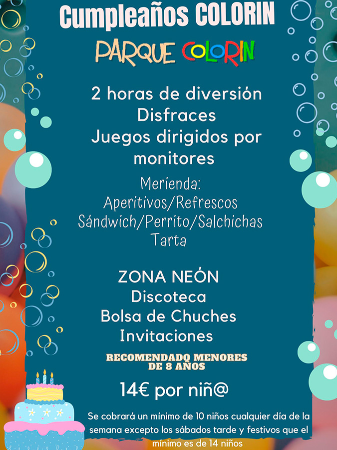 cumpleaños colorin